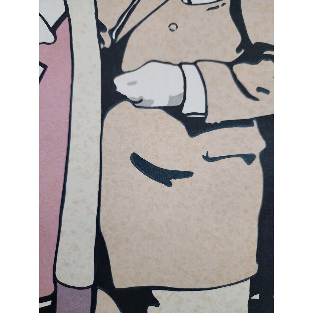 Vintage 20x26 Inch VOGUE Lithograph by Leslie Andrews Art Deco Signed 4/375 RARE - Picture 10 of 11